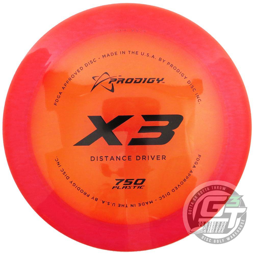 Prodigy Disc Golf Disc Prodigy 750 Series X3 Distance Driver Golf Disc