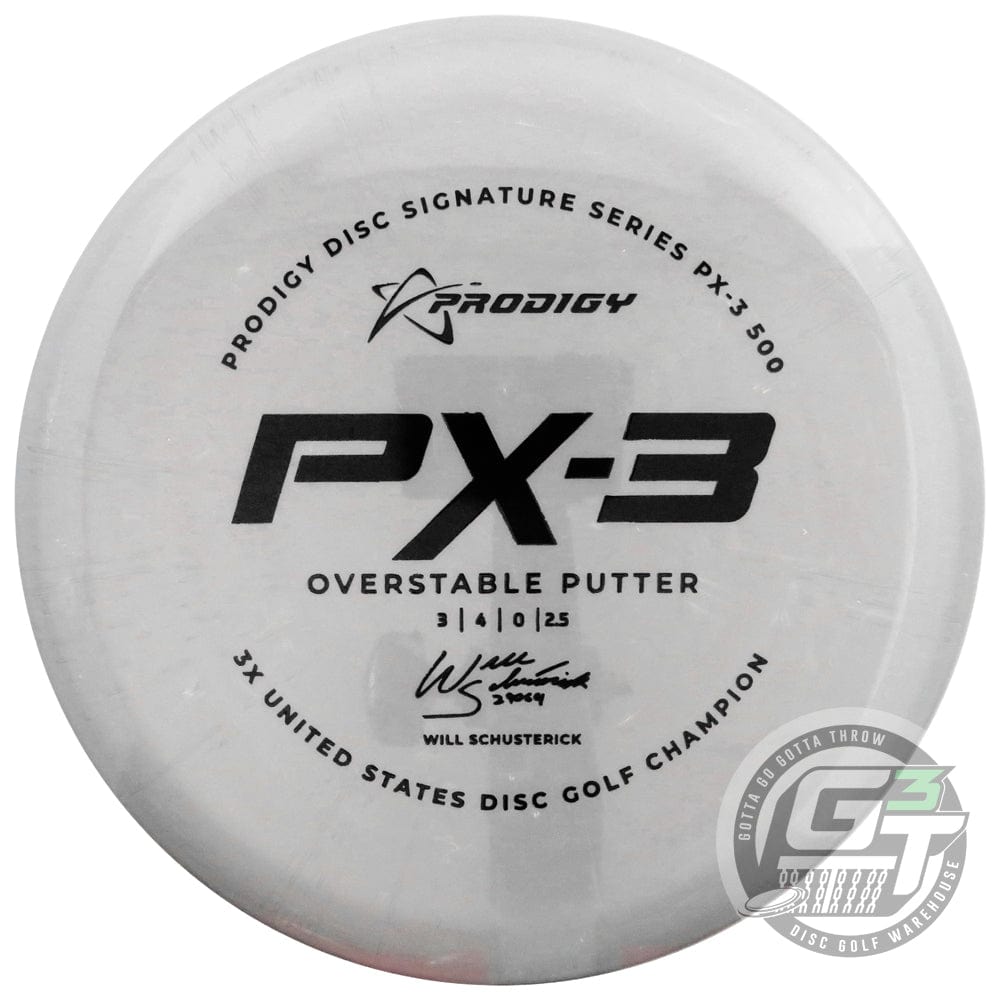 Prodigy Disc Golf Disc 170-174g Prodigy Limited Edition 2022 Signature Series Will Schusterick 500 Series PX3 Putter Golf Disc