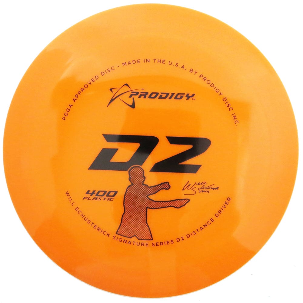 Prodigy Limited Edition Signature Series Will Schusterick 400 Series D2 Distance Driver Golf Disc