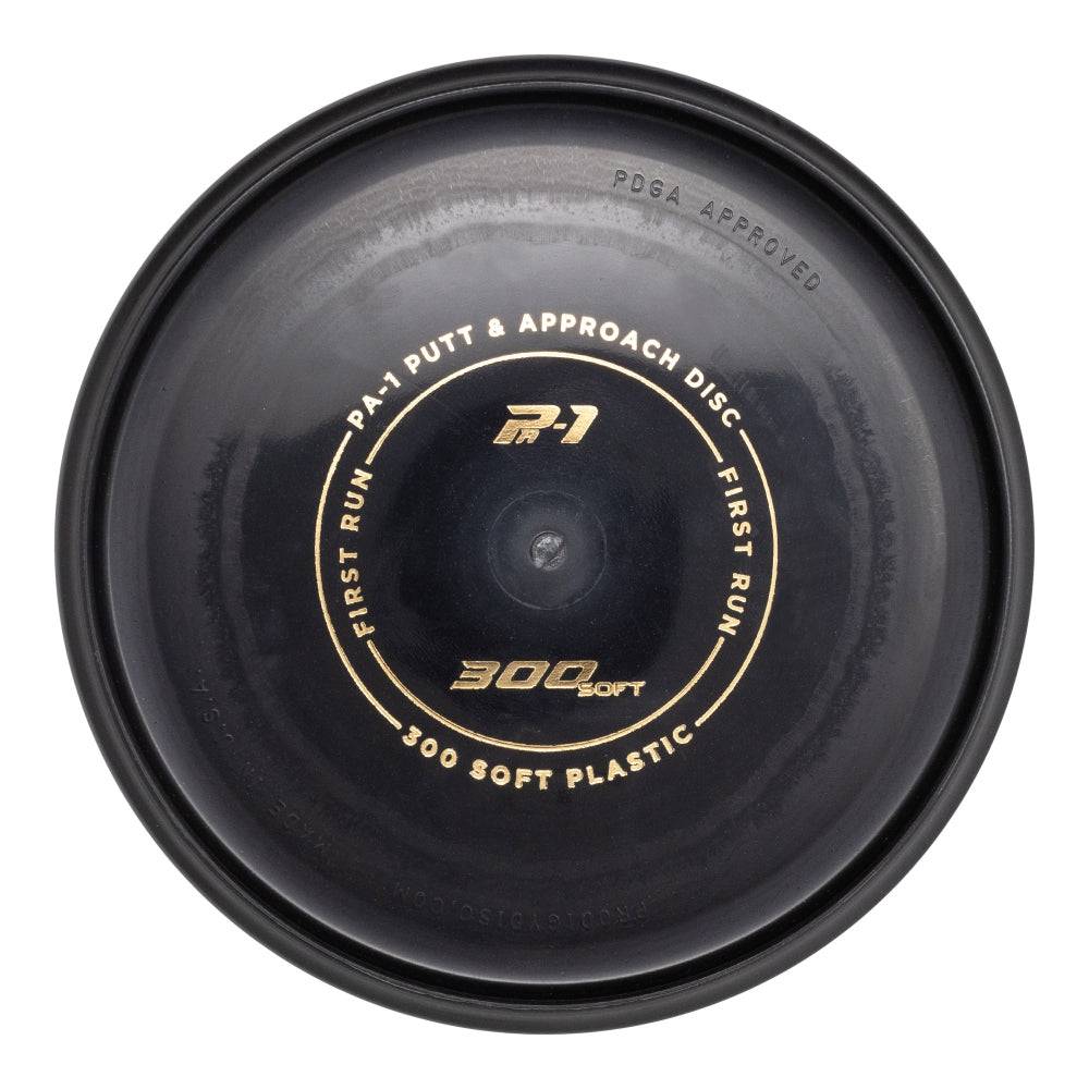 Prodigy Disc Golf Disc 170-174g / Black Prodigy SE First Run 300 Soft Series PA1 Putter Golf Disc