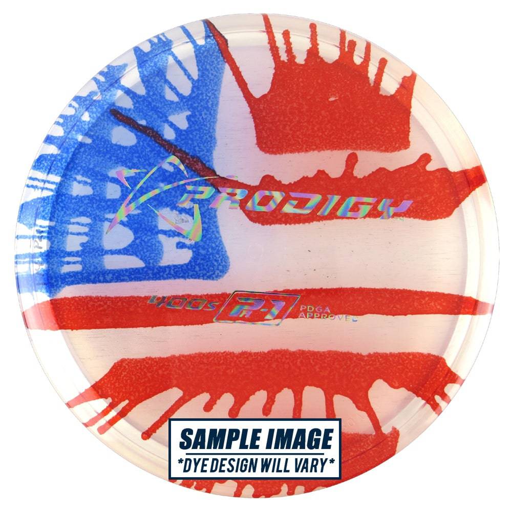 Prodigy Disc Golf Disc Prodigy Tie-Dye 400 Series PA1 Putter Golf Disc