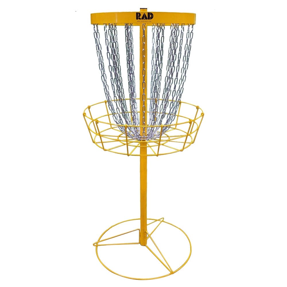RAD Creations Basket Yellow RAD Birdie Lite 24-Chain Disc Golf Basket