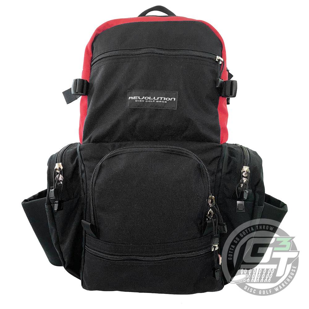 Revolution Disc Golf Bag Black / Red / Black Revolution Dual Pack Backpack Disc Golf Bag