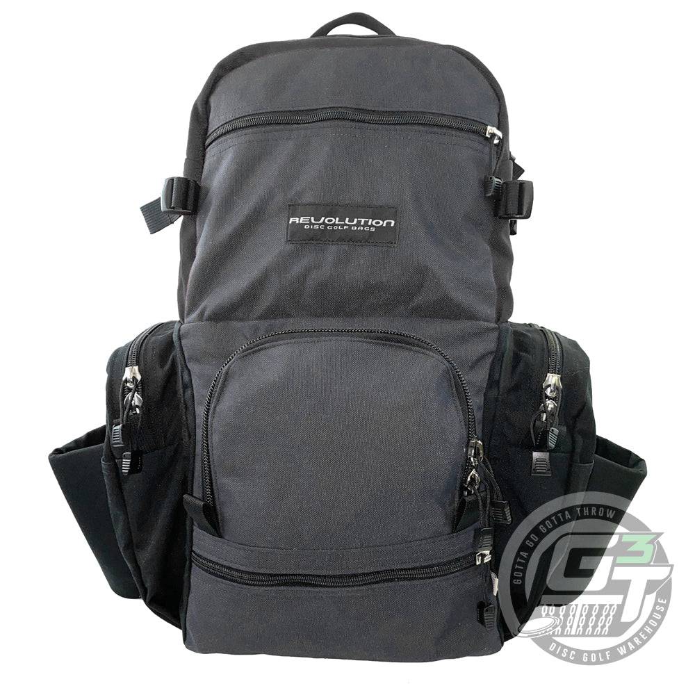 Revolution Disc Golf Bag Gray / Black / Black Revolution Dual Pack Backpack Disc Golf Bag