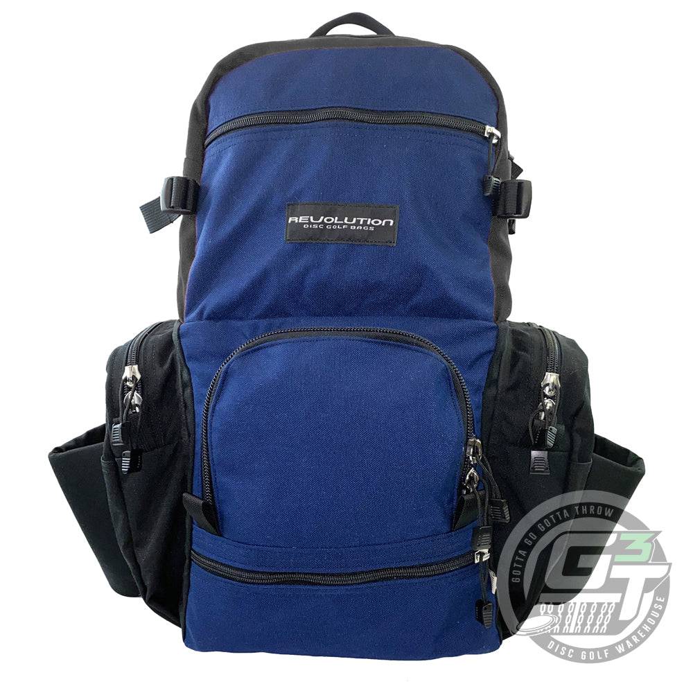 Revolution Disc Golf Bag Navy Blue / Black / Black Revolution Dual Pack Backpack Disc Golf Bag