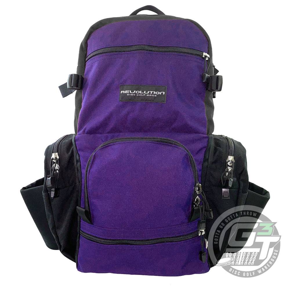 Revolution Disc Golf Bag Purple / Black / Black Revolution Dual Pack Backpack Disc Golf Bag