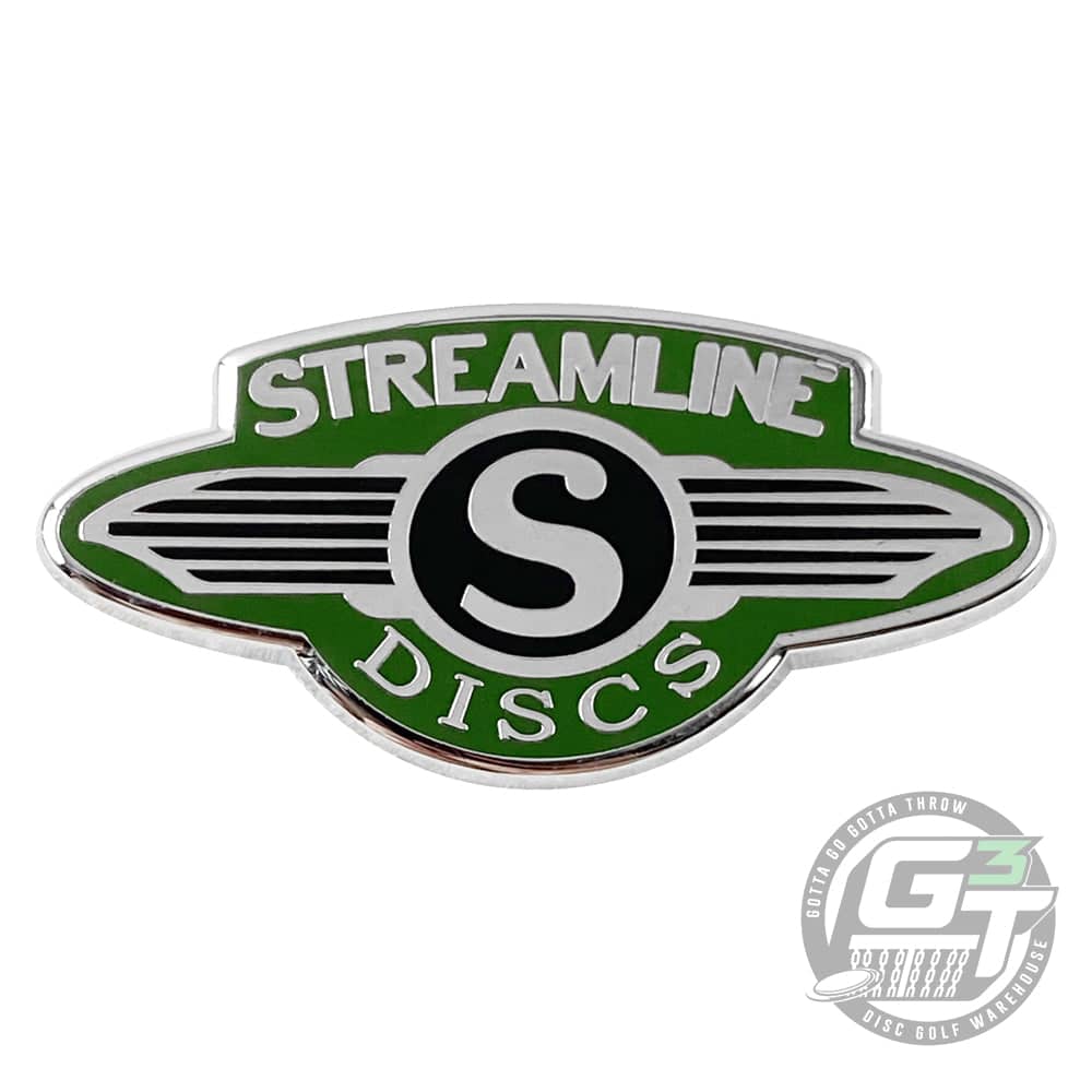 Streamline Discs Accessory Streamline Discs Wings Logo Enamel Disc Golf Pin