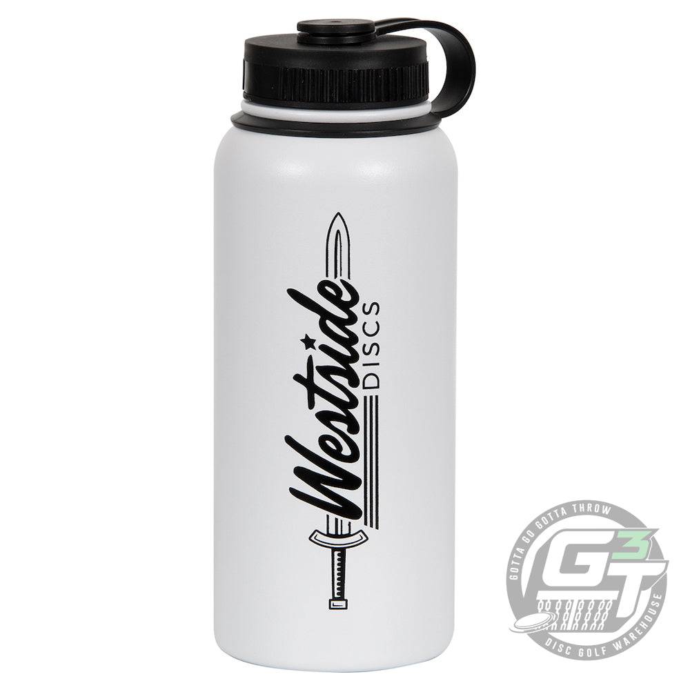 Westside Discs Accessory White Westside Discs Logo 32 oz. Stainless Steel Insulated Water Bottle