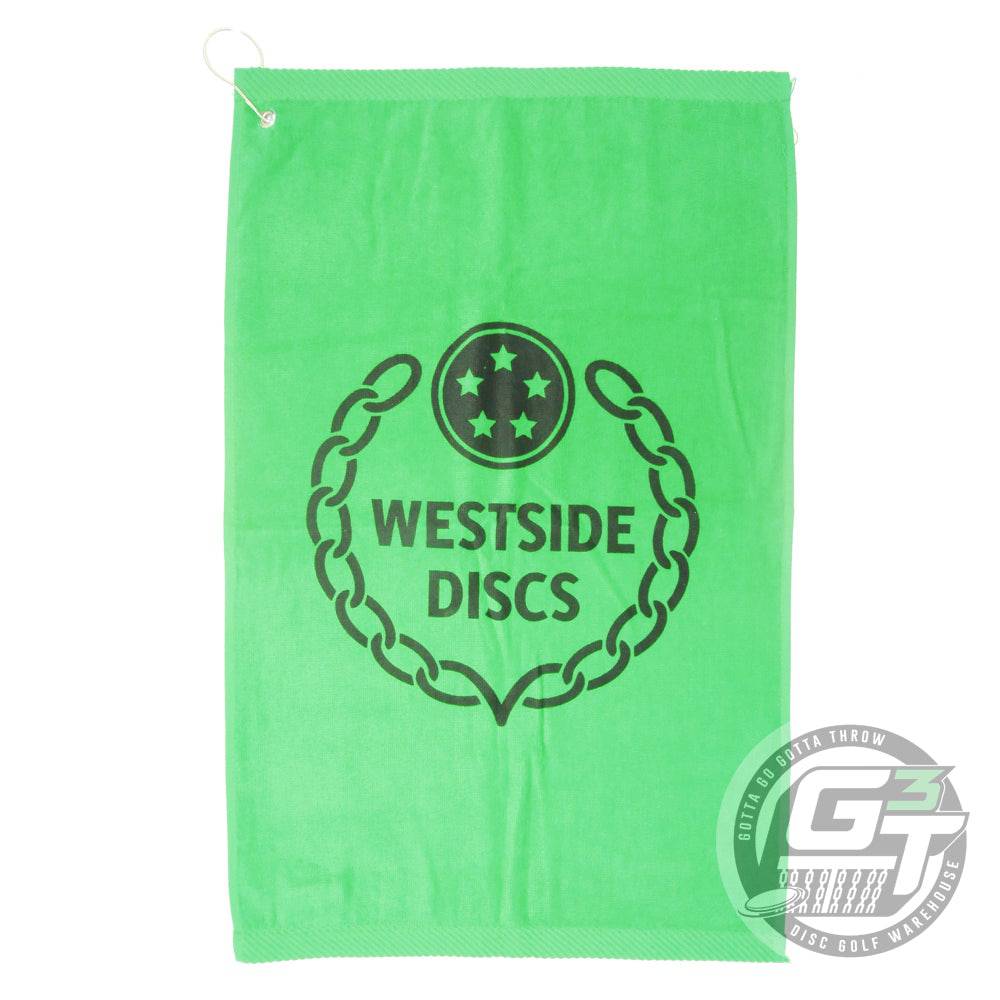 Westside Discs Accessory Lime Green Westside Discs Logo Disc Golf Towel