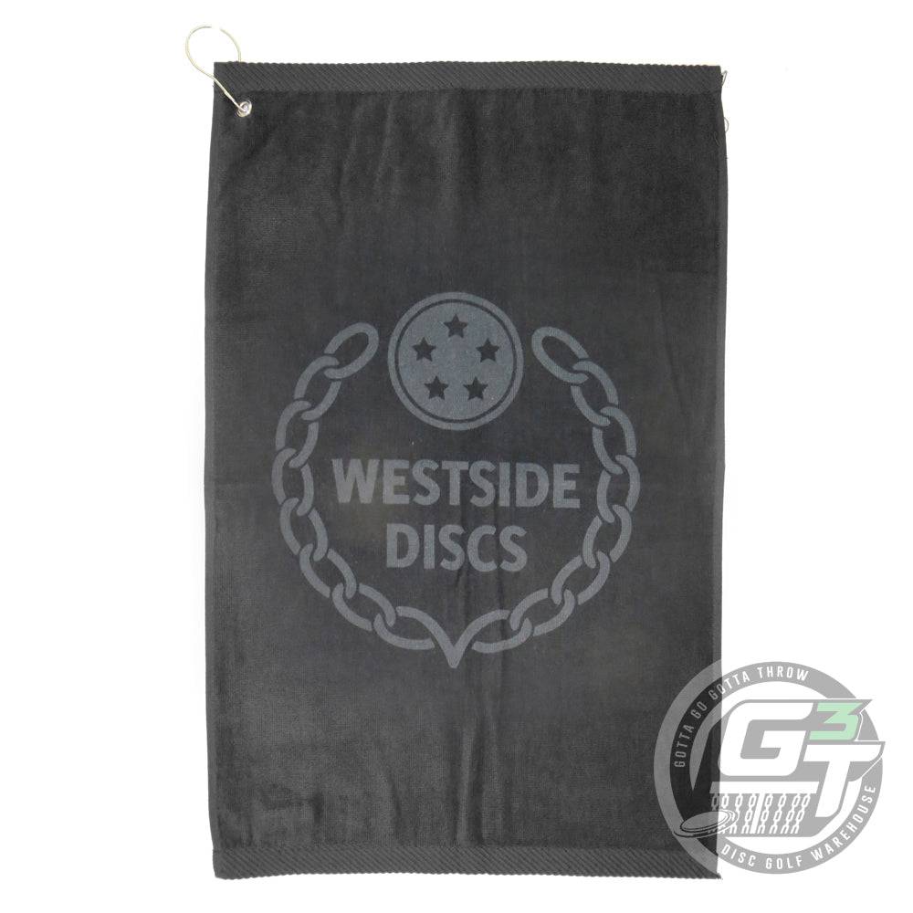 Westside Discs Accessory Black Westside Discs Logo Disc Golf Towel