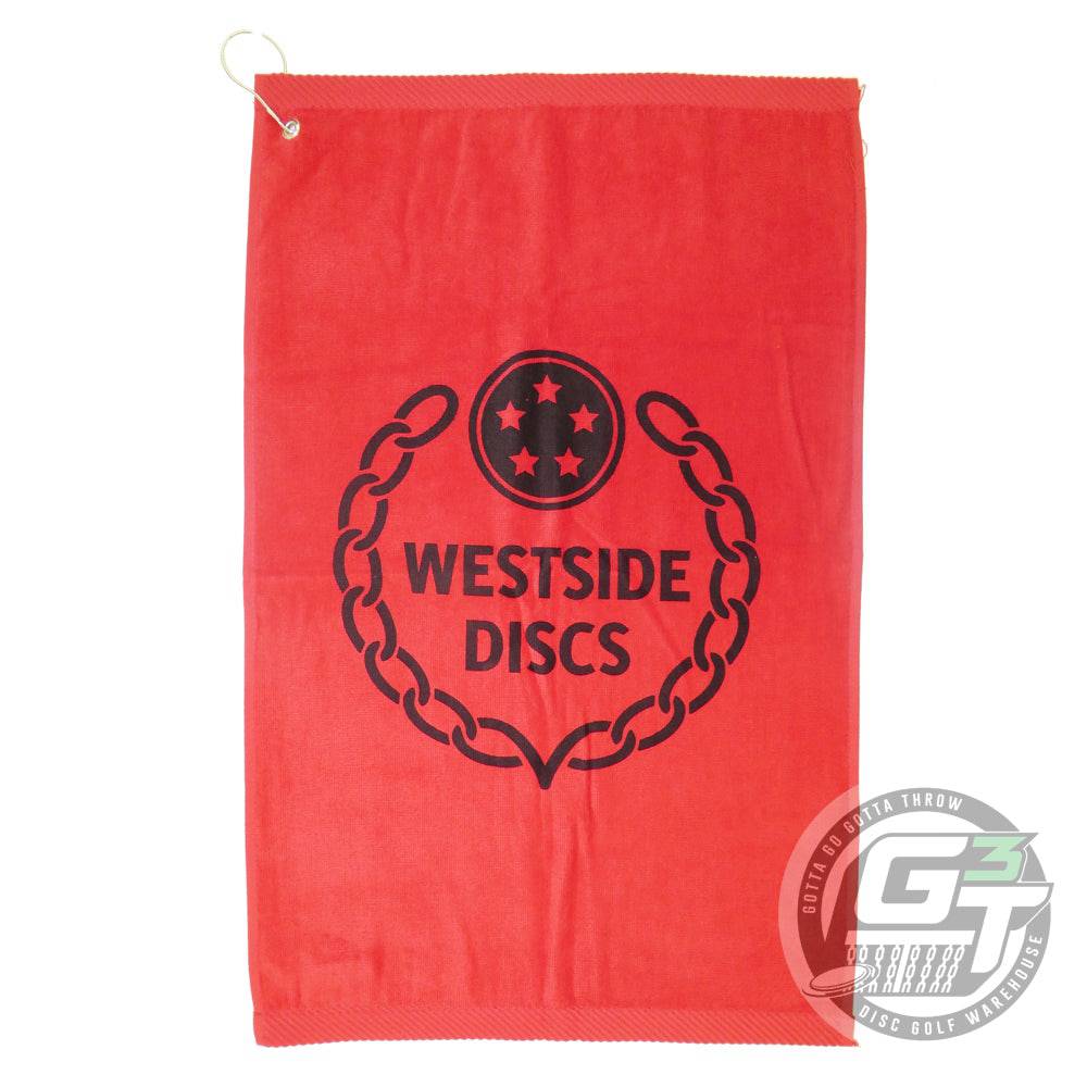 Westside Discs Accessory Red Westside Discs Logo Disc Golf Towel