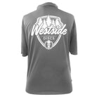 Westside Discs Apparel M / Gray Westside Discs Shield Short Sleeve Performance Disc Golf Polo Shirt
