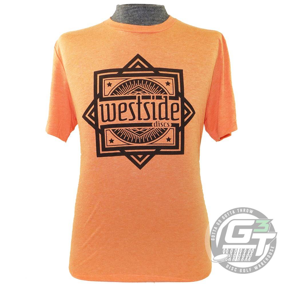 Westside Discs Apparel M / Orange Westside Discs Star Short Sleeve Disc Golf T-Shirt