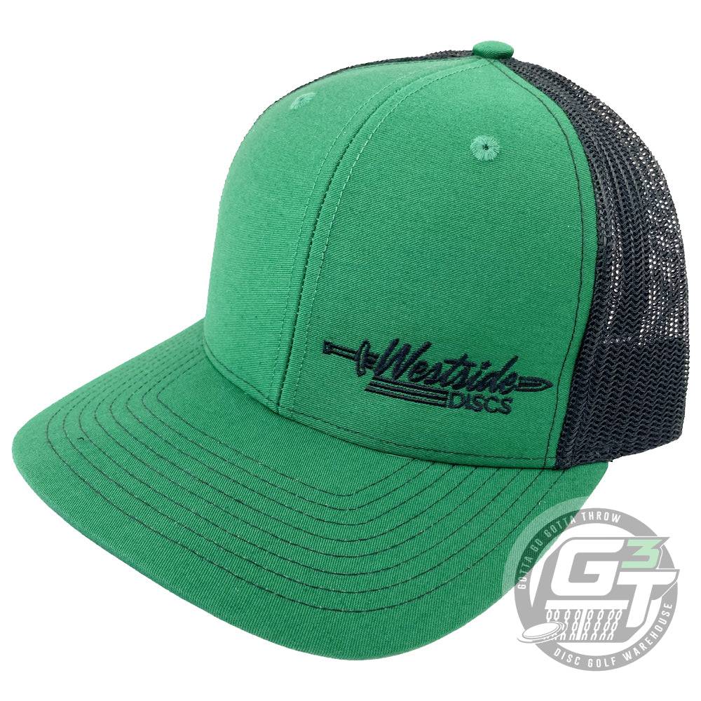 Westside Discs Apparel Green / Black Westside Discs Sword Logo Snapback Mesh Disc Golf Hat