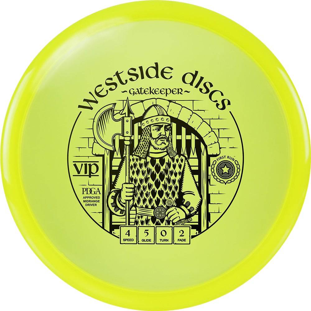 Westside Discs Golf Disc Westside First Run VIP Gatekeeper Midrange Golf Disc