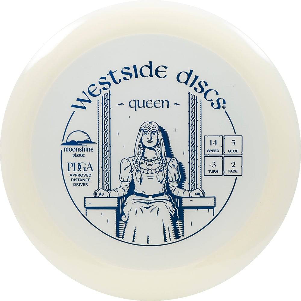 Westside Discs Golf Disc Westside Moonshine Glow VIP Queen Distance Driver Golf Disc