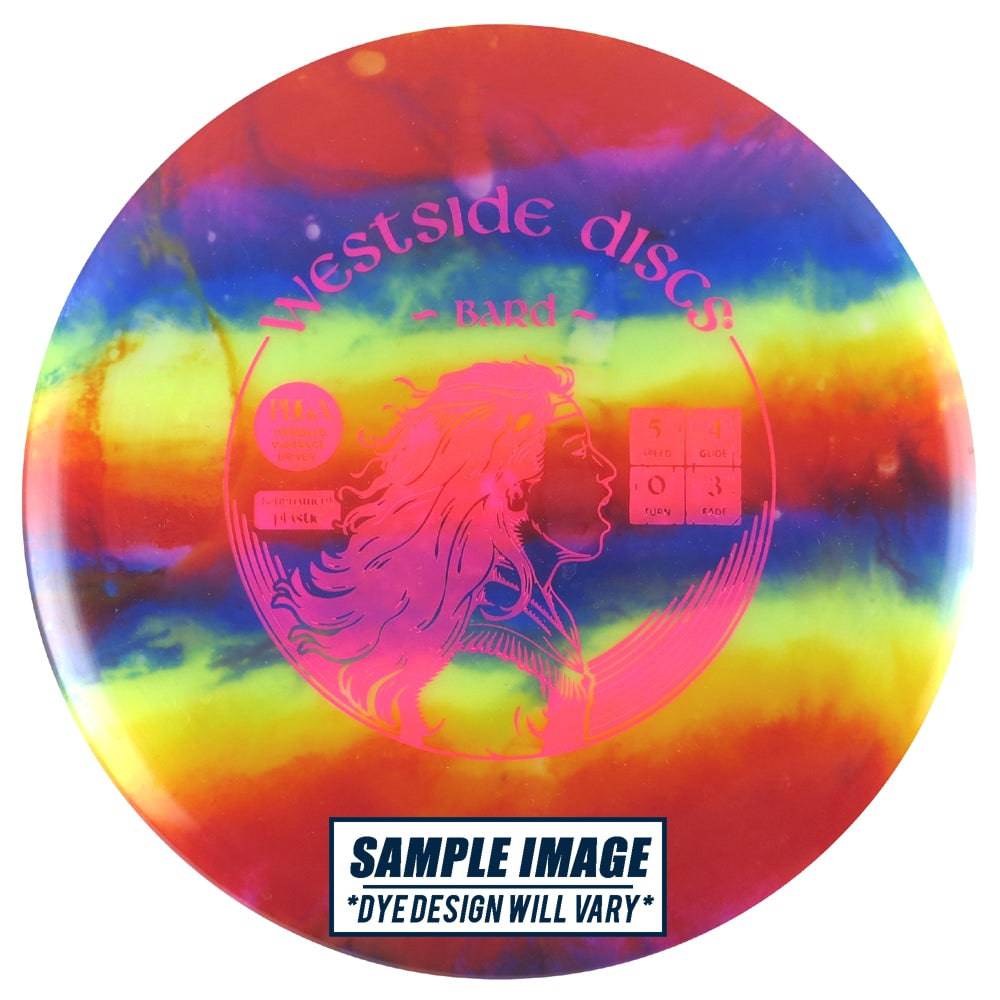Westside Discs Golf Disc Westside MyDye Tournament Bard Midrange Golf Disc