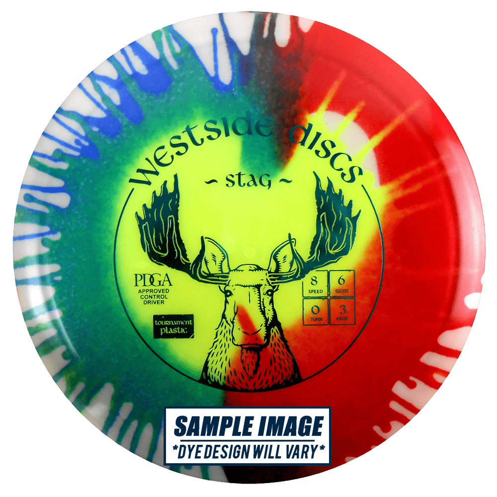 Westside Discs Golf Disc Westside MyDye Tournament Stag Fairway Driver Golf Disc