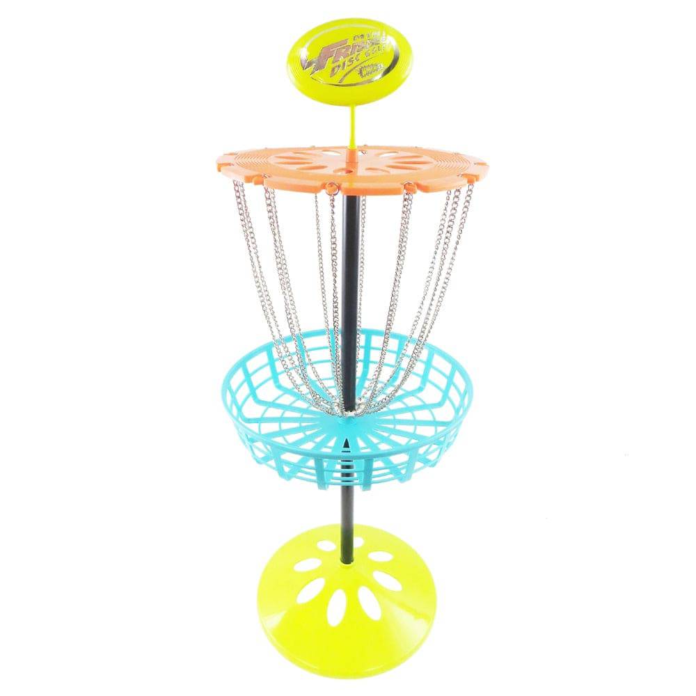 Wham-O Basket Wham-O Mini Disc Golf Basket Frisbee Golf Set