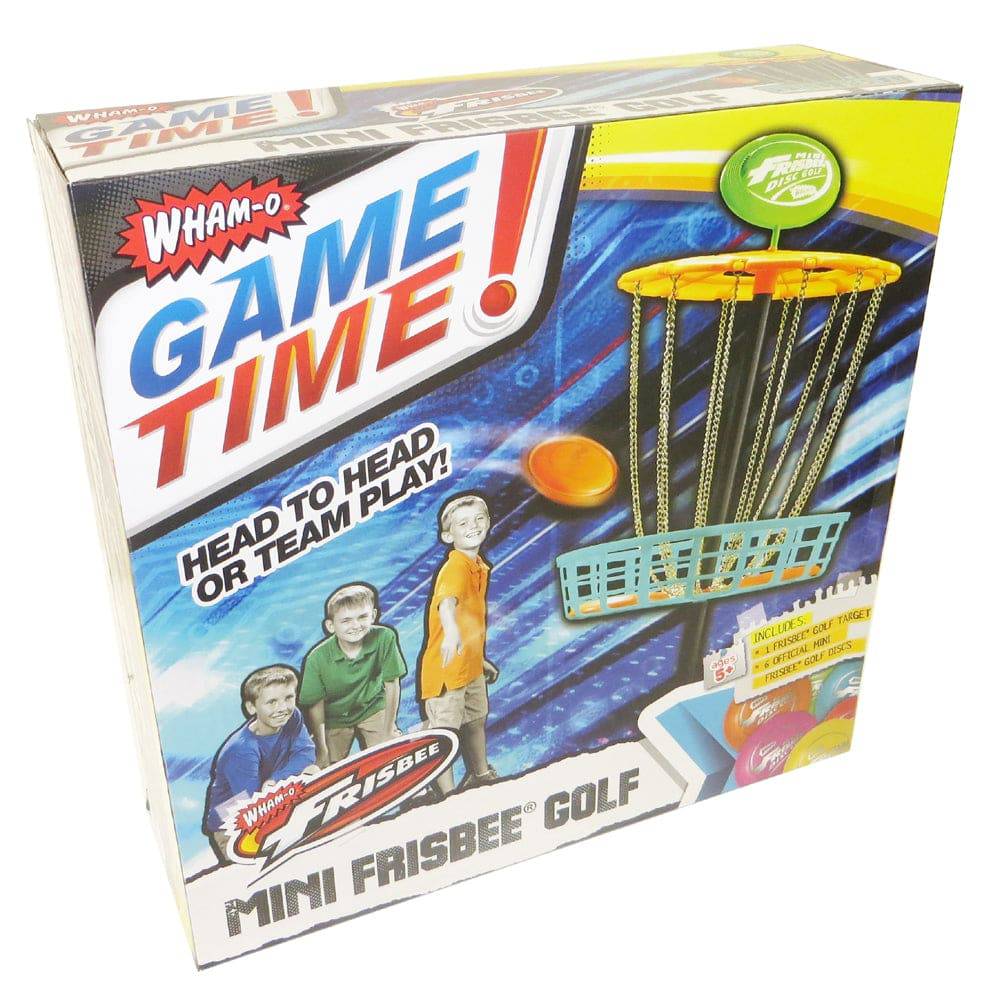 Wham-O Basket Wham-O Mini Disc Golf Basket Frisbee Golf Set