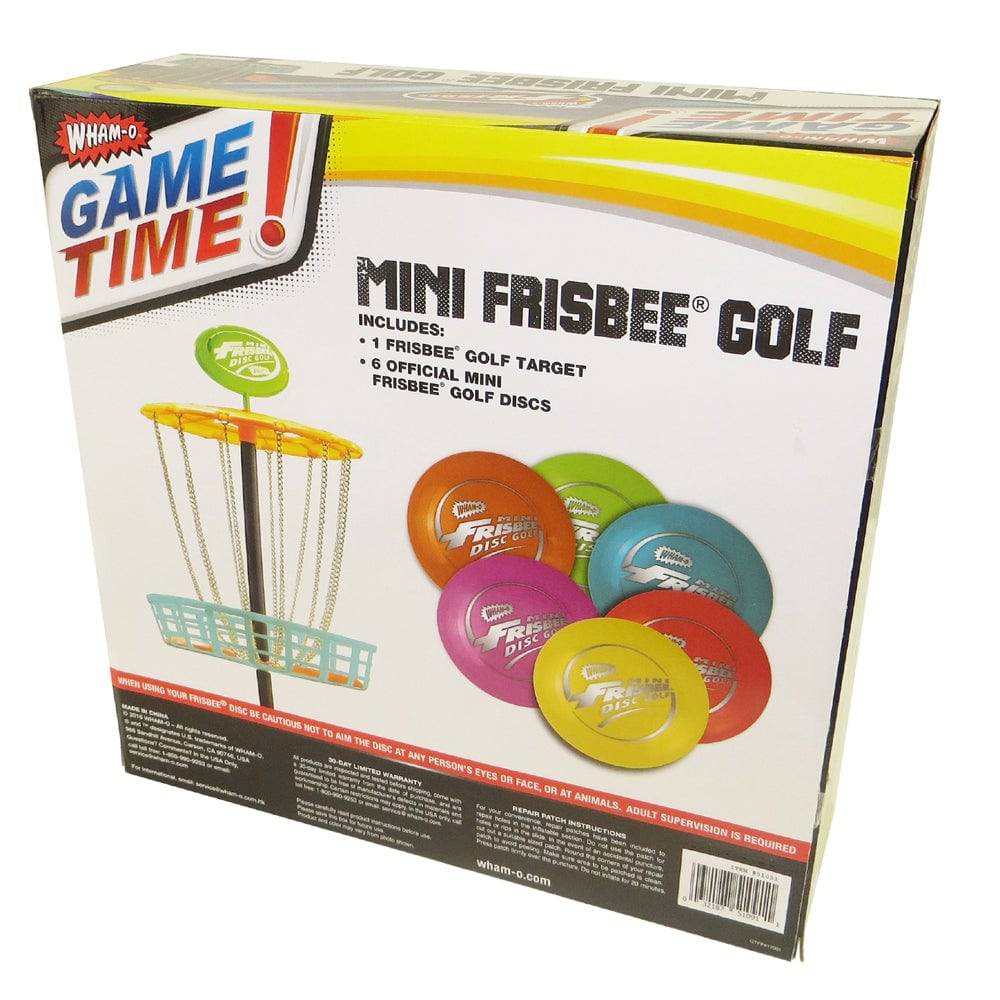 Wham-O Basket Wham-O Mini Disc Golf Basket Frisbee Golf Set