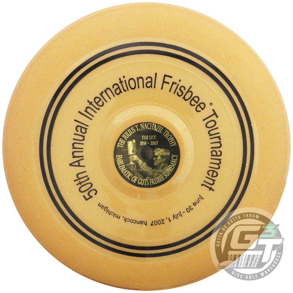 Wham-O Ultimate Gold Wham-O Limited Edition 50th Anniversary 15 Mold 110g Guts Frisbee Disc