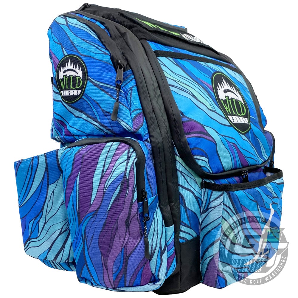 Wild Discs Bag Blue Wild Discs Kangaroo Backpack Disc Golf Bag