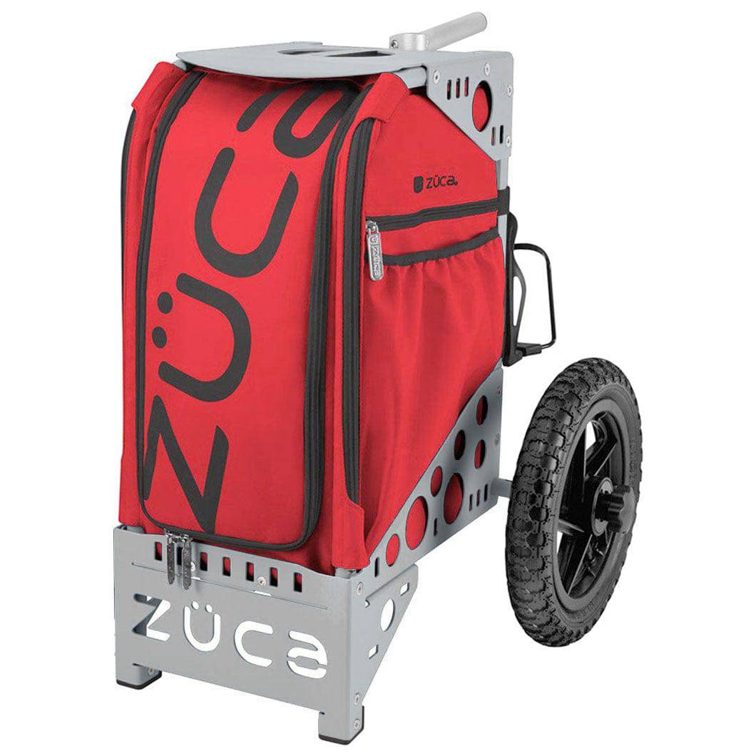 ZUCA Cart Gray / Infrared (Red) ZUCA Disc Golf Cart – Gray