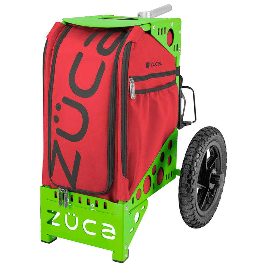 ZUCA Cart Green / Infrared (Red) ZUCA Disc Golf Cart – Green