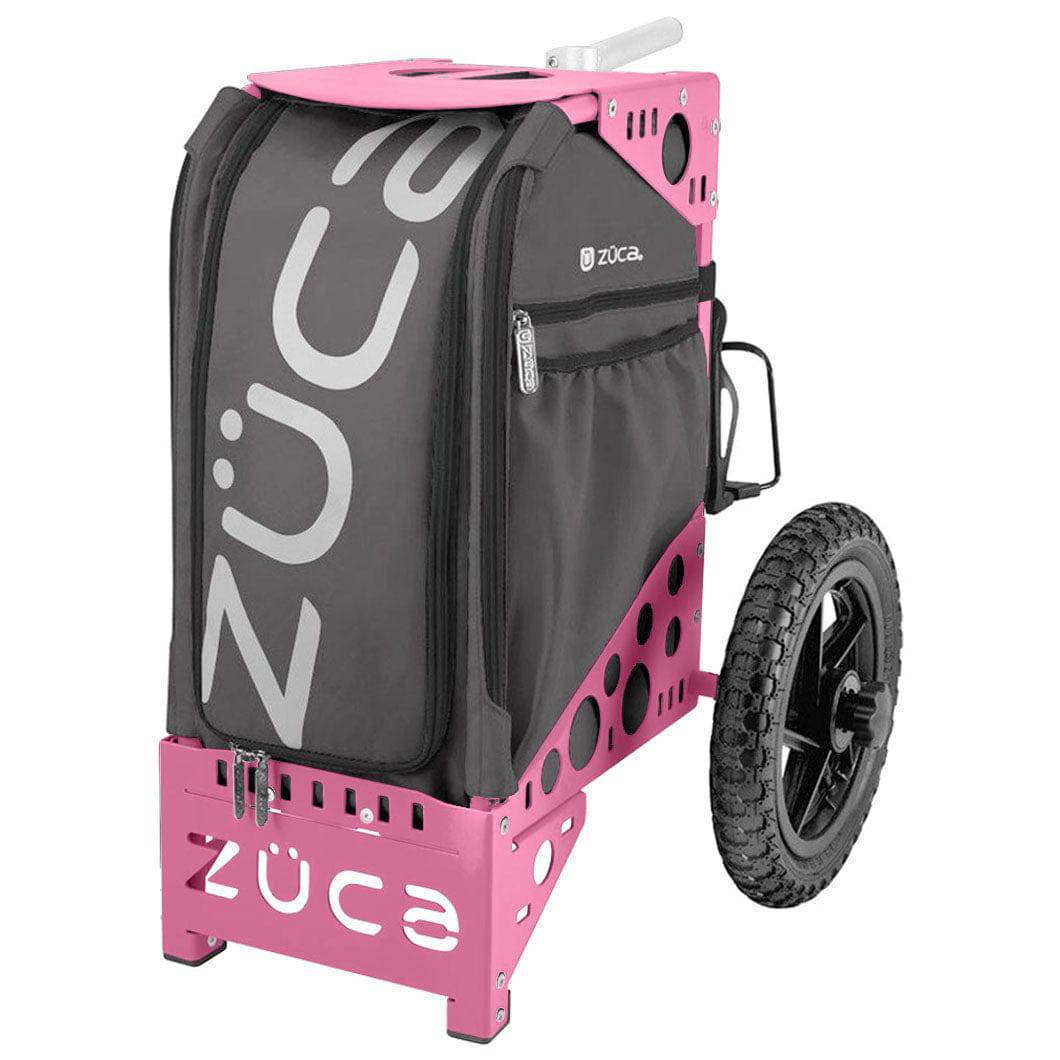 ZUCA Cart Pink / Gunmetal (Dark Gray) ZUCA Disc Golf Cart – Pink