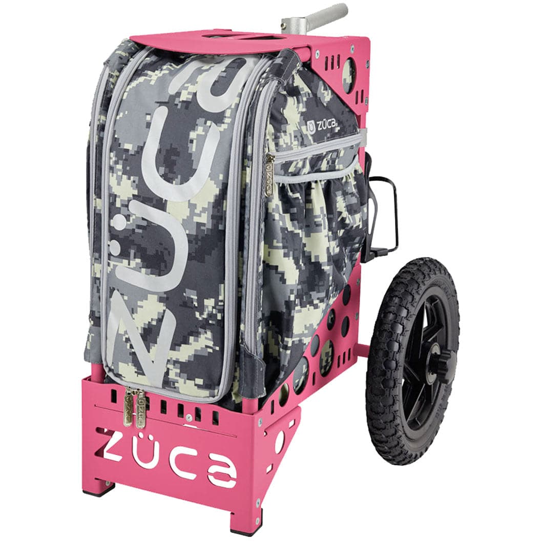 ZUCA Cart Pink / Anaconda (Digital Camo) ZUCA Disc Golf Cart – Pink