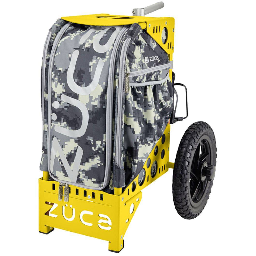 ZUCA Cart Yellow / Anaconda (Digital Camo) ZUCA Disc Golf Cart – Yellow